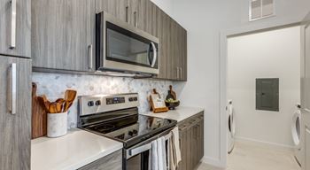 Mosaic tile backsplash